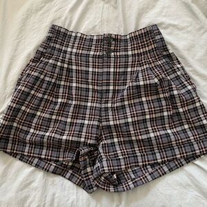 Plaid American Eagle shorts